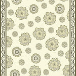 Damask Weathered Blossom Artistry Tapestry (Ivory) - ODIKA