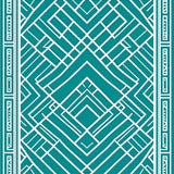 Distinctive Bound Trellis Lattice Artistic Jewel (Blue)