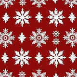 Yuletide Celebration Accent Snowflake Hallway Throw(Red)