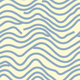 Elegant Wave Contemporary Floor Covering (Beige) - ODIKA