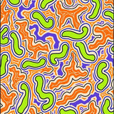 Funky Abstract Expressionist with Exaggerated Cartoon(Orange)