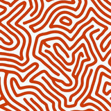 Nordic Interlocking Waves with Minimalist Pebble Artistry(Orange)