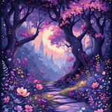 Delightful Nature Themed Entrance(Purple)