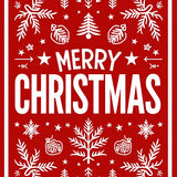 Joyful Winter Greeting Entryway Layered Seasonal(Red)