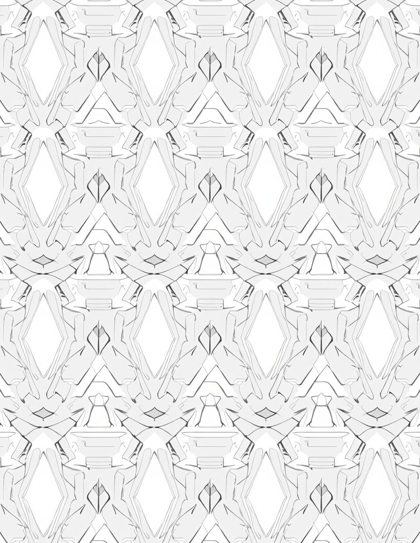 Interlocking Motif Non Shedding Contemporary (Gray) - ODIKA