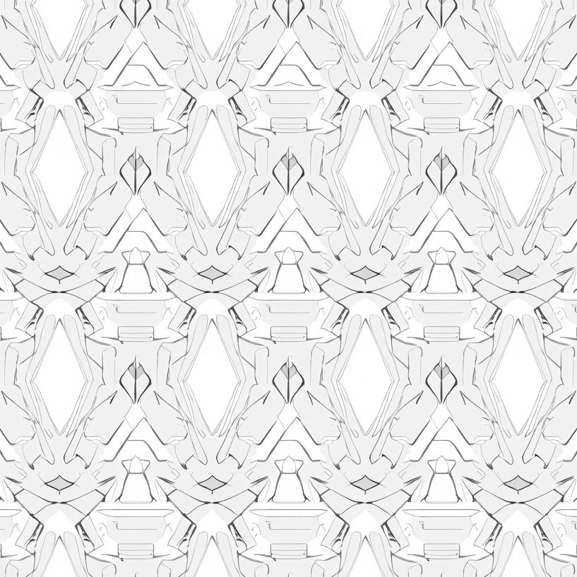 Interlocking Motif Non Shedding Contemporary (Gray) - ODIKA