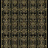 Chic Gold Geometric Texture(Black)