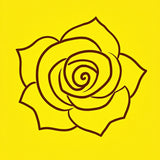 Contemporary Sculptural Flower Bathroom(Yellow)