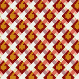Autumn Harvest Plaid Farmhouse Lattice Checkered(Brown)