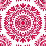 Bloom Enchanted Garden Motif Contemporary Design (Red) - ODIKA