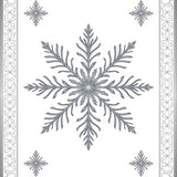 Luxurious Snowflake Accent(Gray)