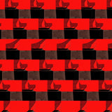 Festive Buffalo Check Holiday Entrance Checkered Design(Red)