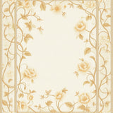 Elegant Beige Serene Sand Hues Decorative Floor Area(Beige)