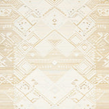 Boho Chic Neutral Toned Geometric Patterned Area For Modern Home(Beige)