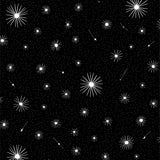 Celestial Starburst with Interlocking Constellation Motifs (Black)