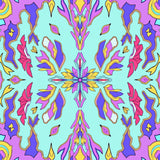 Boho Dreamcatcher with Interlocking and Feather Motifs (Purple)