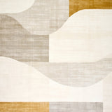 Cream & Beige Contemporary Abstract Art for Floor Decor(Beige)