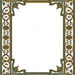 Inspired Medallion Shag with Vintage Ornamental Design (Gold) - ODIKA