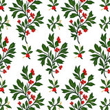 Traditional Festive Ivy and Berry Arrangement with Ornate Detailing(Green)