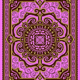Andalusian Medallion Lattice with Flourishing Arabesque Motifs(Pink)