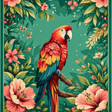 Artistic Floral Elegance Aesthetic(Red)