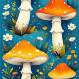 Charming Vintage Botanical Display(Blue)