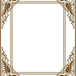 Art Interlocking Fan with Metallic Hints (Brown) - ODIKA