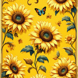 Classic Nature Inspired Tapestry(Yellow)