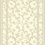 Timeless Artistic Floral Arabesque Creamy Beige Palette(Beige)