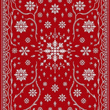 Nordic Crystal Enchanted Winter Wonderland(Red)