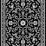 Casbah Scrollwork with Baroque Interlocking Details (Black)