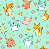 Joyful Calico Companion Doormat Scratch Barrier(Blue)