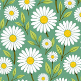 Blooming Wildflower Botanical Print Accent(White)