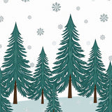 Winter Wonderland Pine Tree Corridor with Details(Green)