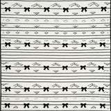 Black Bow Boho Chic Aesthetic Decor(Black)