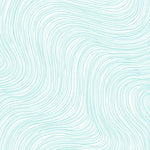 Minimalist Wavy Curved Sketch Artisan Handdrawn (White) - ODIKA