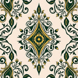 Intricate Paisley Swirls with Luxurious Botanical Detailing(Ivory)