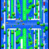 Engaging Map of Miniature City(Blue)