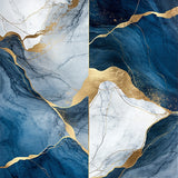 Lively Modern Streaked Color Palette(Blue)