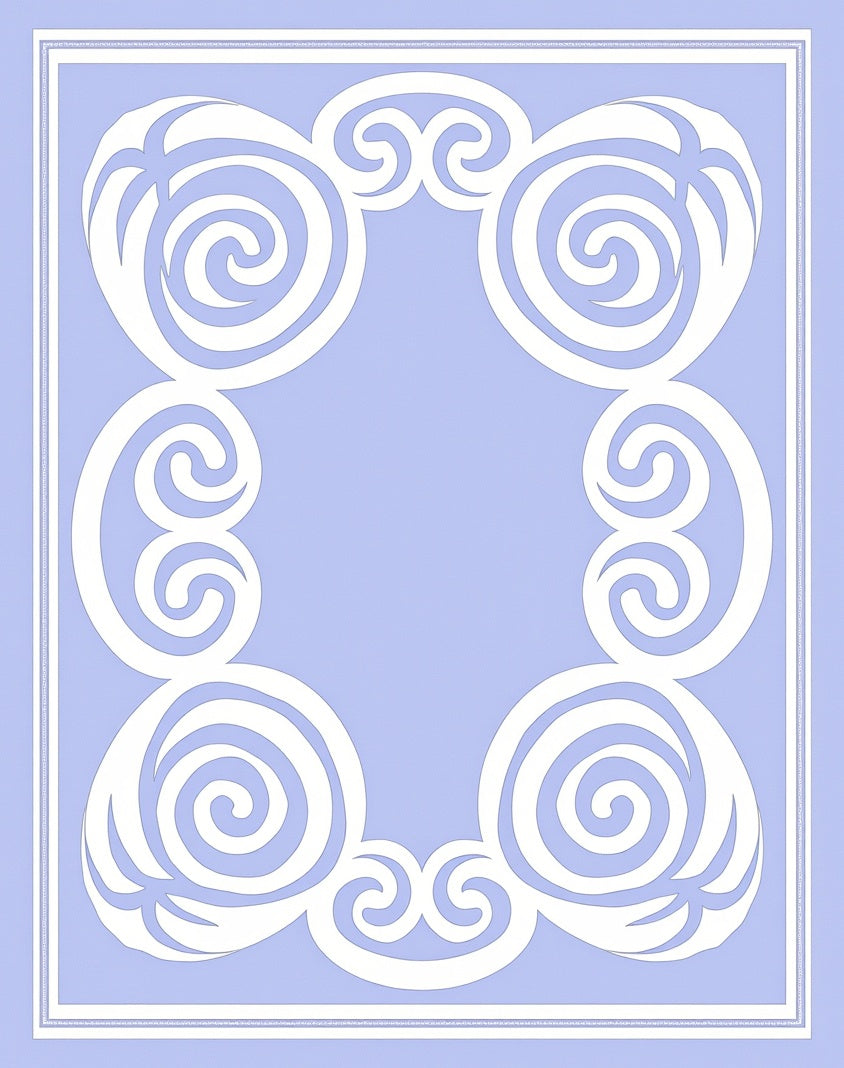 Dreamscape Whirlwind Pastel Swirl Luxe Art Design (Purple) - ODIKA