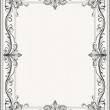 Luxurious Vintage Scroll Filigree Adirondack(Black)