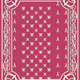 Elegant Floral Vine Latticework(Pink)