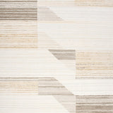 Abstract Beige Modern Geometric Design Floor(Beige)