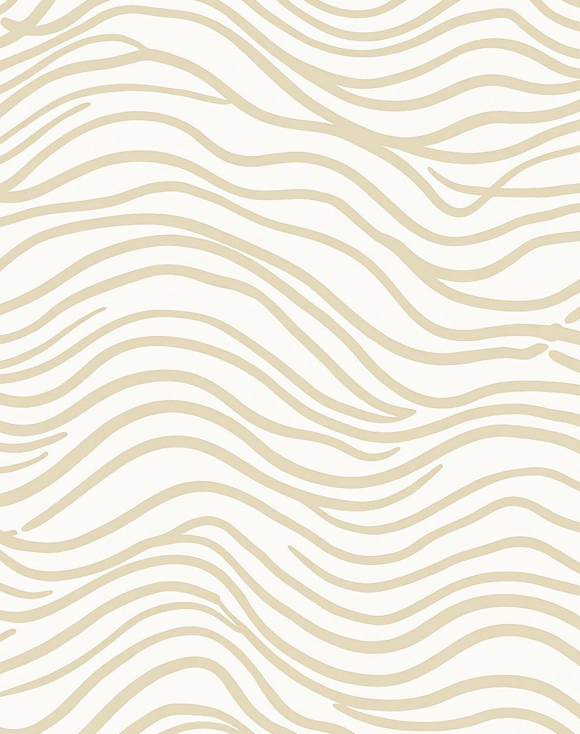 Elegant Wavy Textured Minimalist Pristine Fuzzy Chic Stylish (Beige) - ODIKA