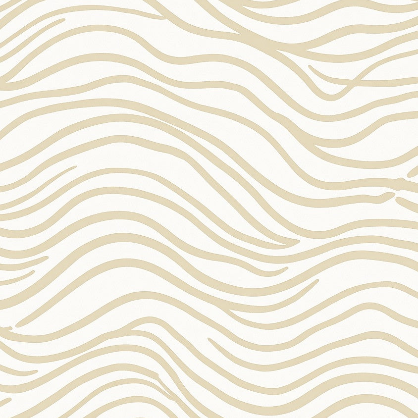 Elegant Wavy Textured Minimalist Pristine Fuzzy Chic Stylish (Beige) - ODIKA