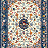 Bright Floral Design with Character(Ivory)