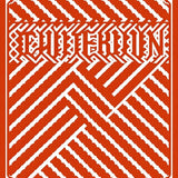 Lattice with Seasonal Harvest Corner Details(Orange)