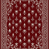 Enchanted Forest Pinecone Leaf Swirl Heirloom(Burgundy)