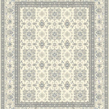 Heritage Artisan with Oriental Medallion Design in Beige Grey Tones(Beige)