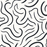 Modern Interlocking Arch Wave with Textured Design (Black) - ODIKA